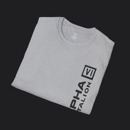 Alpha VI Battalion Vertical Block Tee — Veteran Brand Military T-Shirt