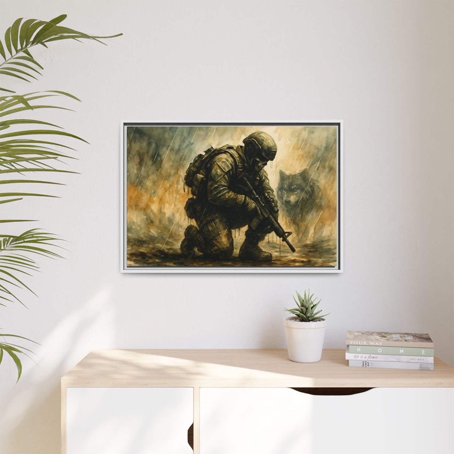 Loyalty in the Shadows Canvas Art – Alpha VI Signature Series