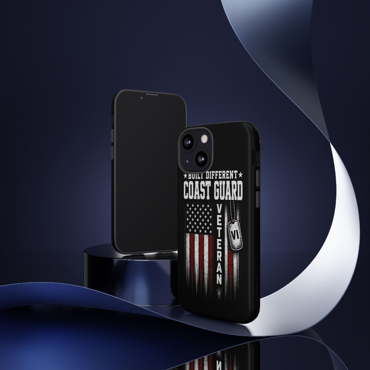 Built Different Coast Guard Veteran Tough Phone Case