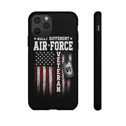 Built Different Air Force Veteran Tough Phone Case
