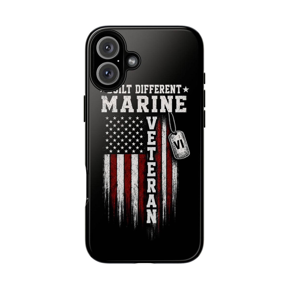 Built Different Marine Veteran Tough Phone Case
