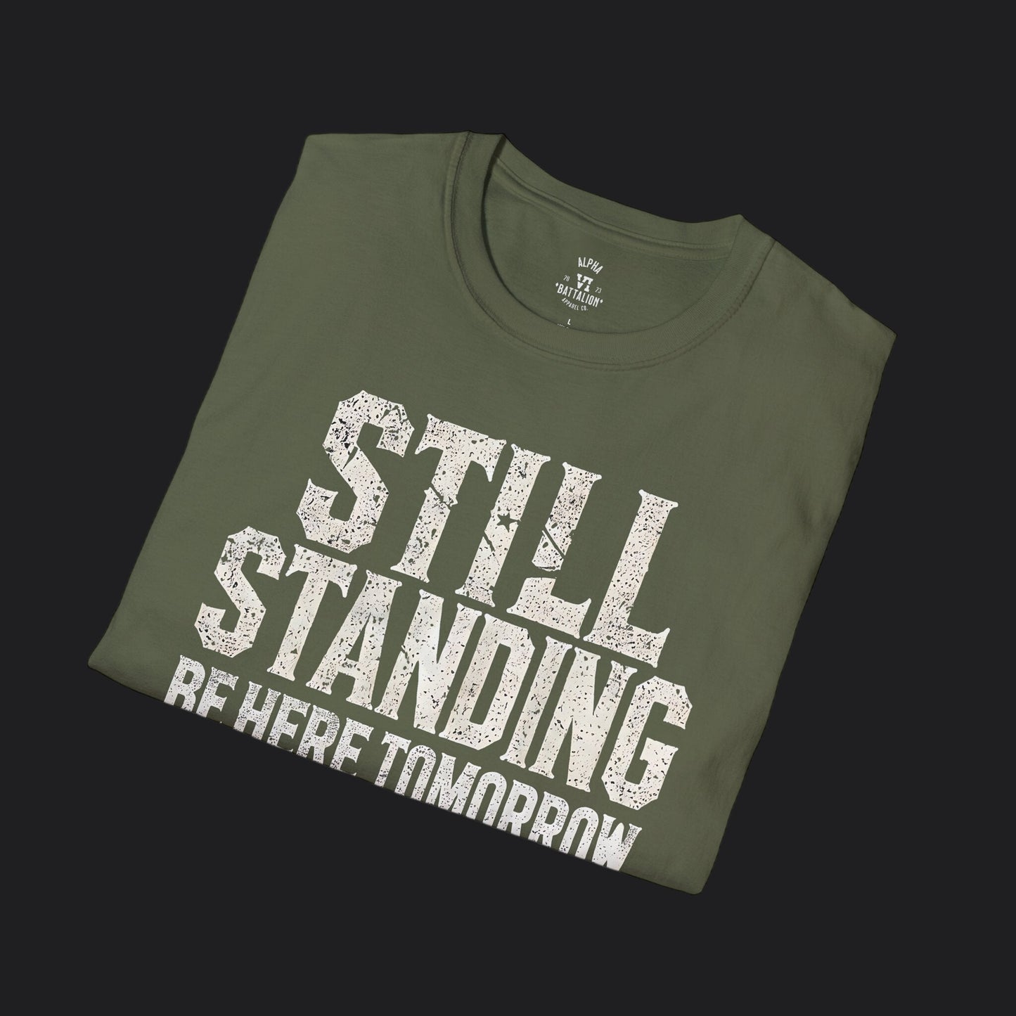 Still Standing Tee — Veteran Suicide Prevention Resilience T-Shirt