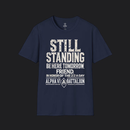 Still Standing Tee — Veteran Suicide Prevention Resilience T-Shirt