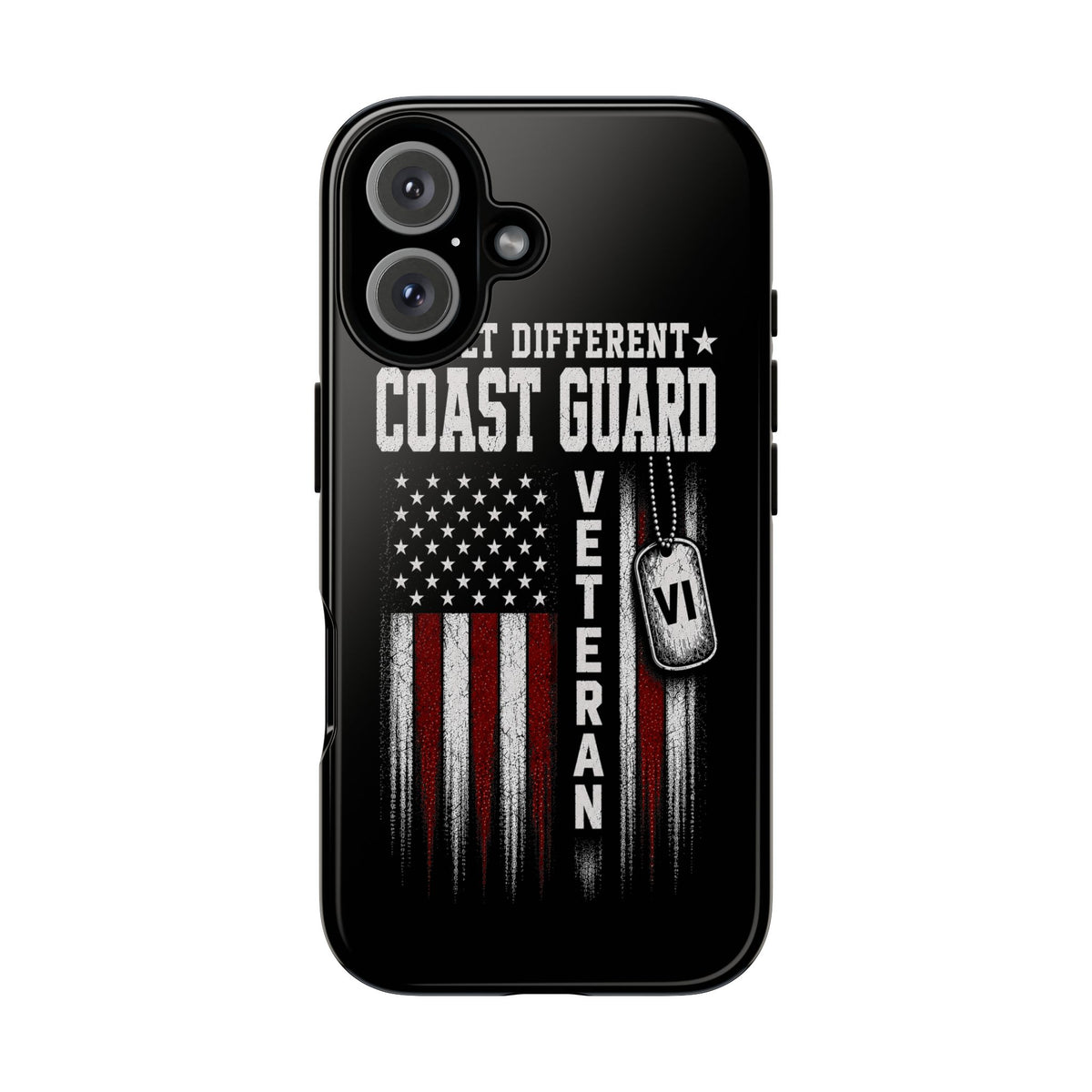 Built Different Coast Guard Veteran Tough Phone Case