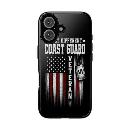 Built Different Coast Guard Veteran Tough Phone Case