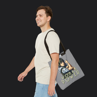 Rosie the Riveter Tote Bag — Women's Empowerment Military Canvas Bag