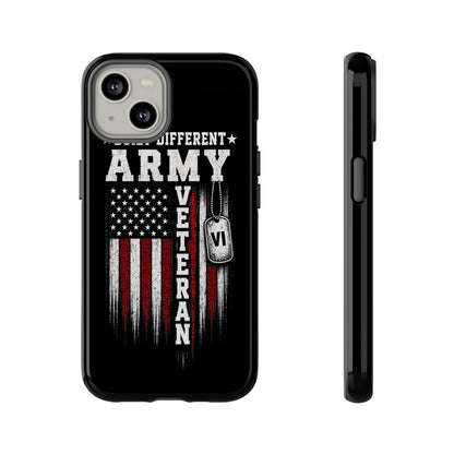Built Different Army Veteran Tough Phone Case