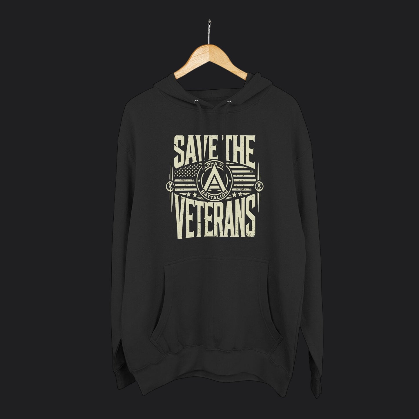 Save the Veterans Hoodie – Disintegration Edition (Male Variant)