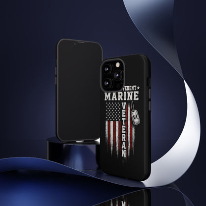 Built Different Marine Veteran Tough Phone Case