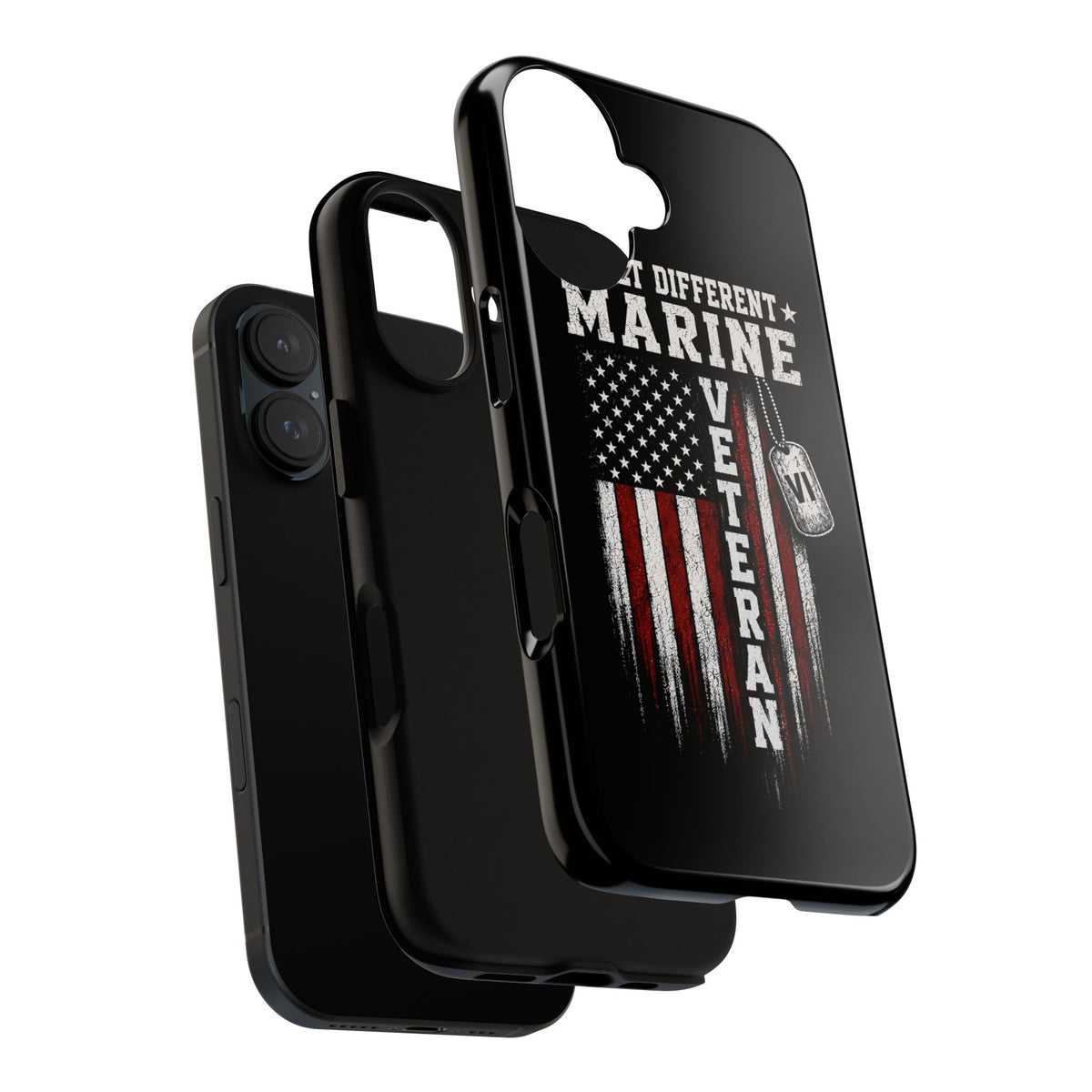 Built Different Marine Veteran Tough Phone Case