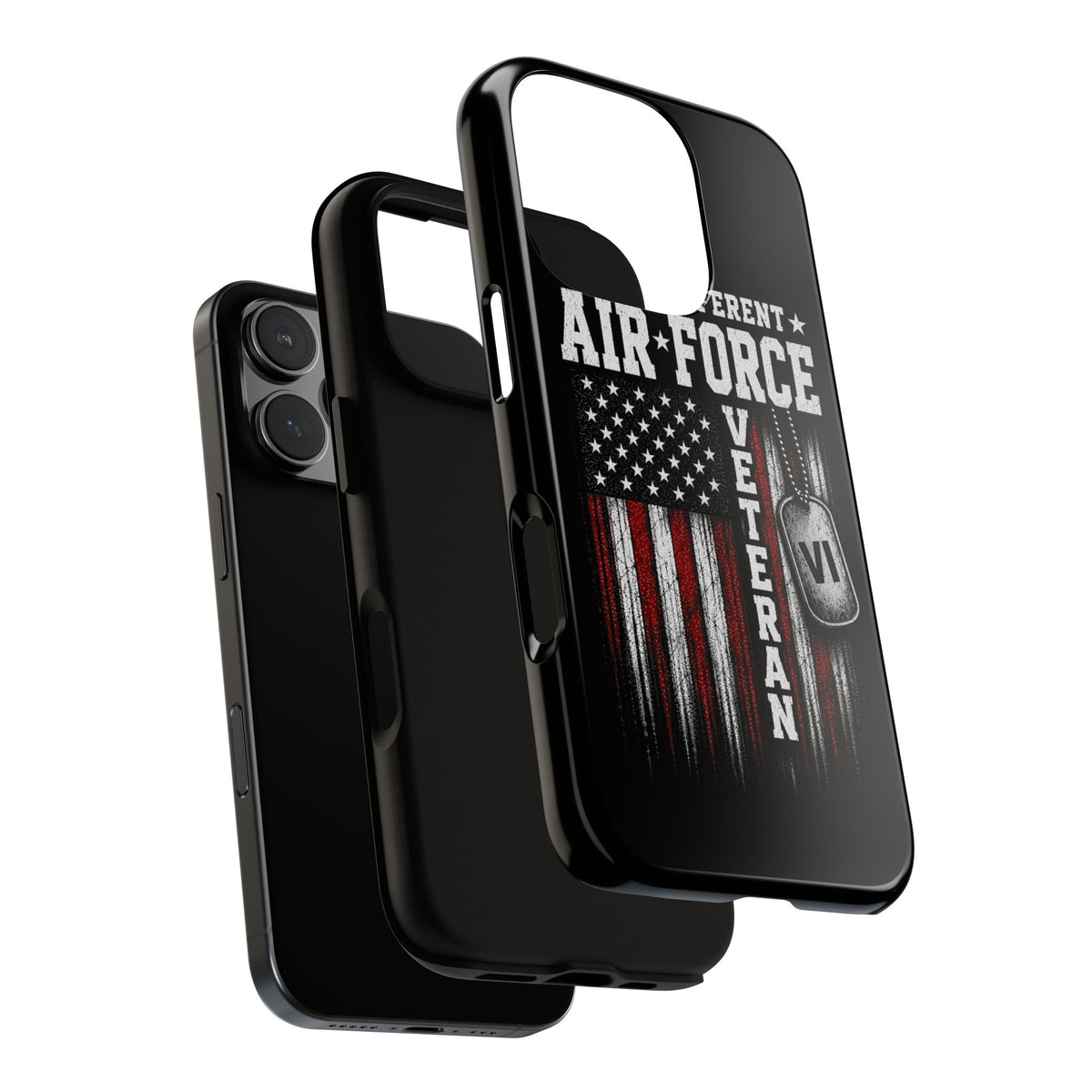 Built Different Air Force Veteran Tough Phone Case