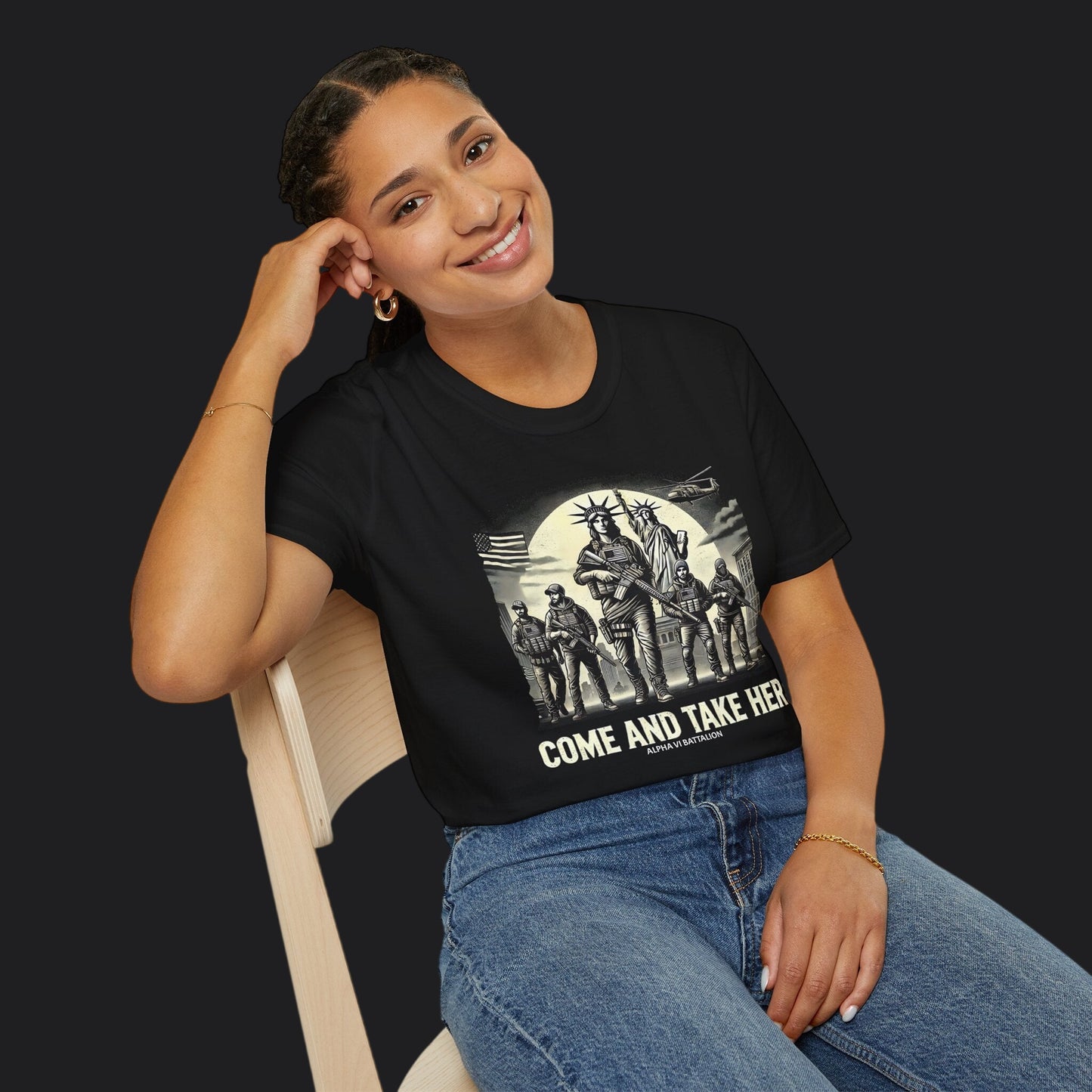 Come and Take Her Lady Liberty Tee
