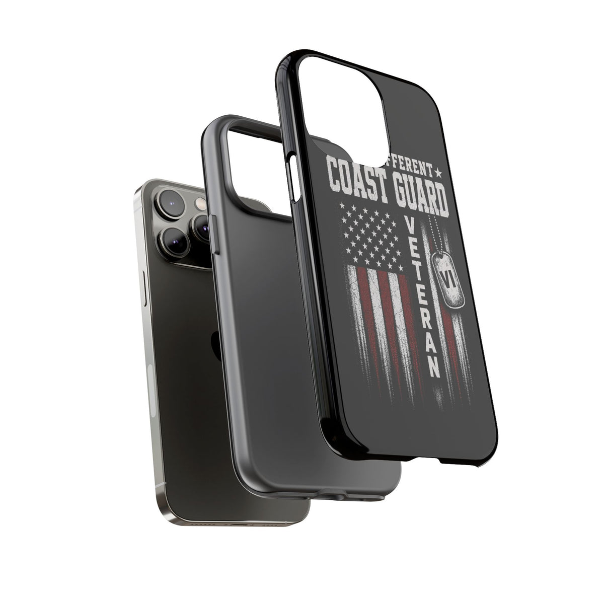 Built Different Coast Guard Veteran Tough Phone Case