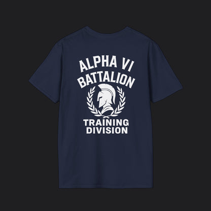 Alpha VI Battalion Training Division Tee — Military Fitness Veteran T-Shirt