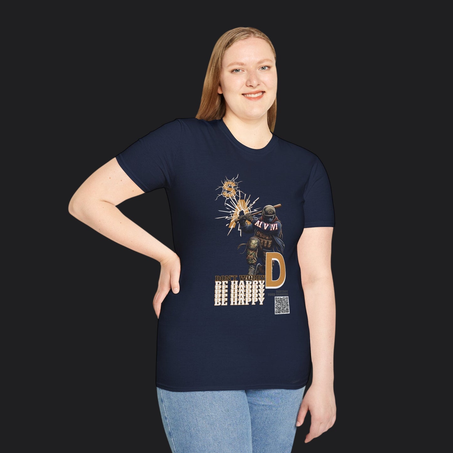 Destroy Sadness Tee — Veteran Mental Health Awareness T-Shirt