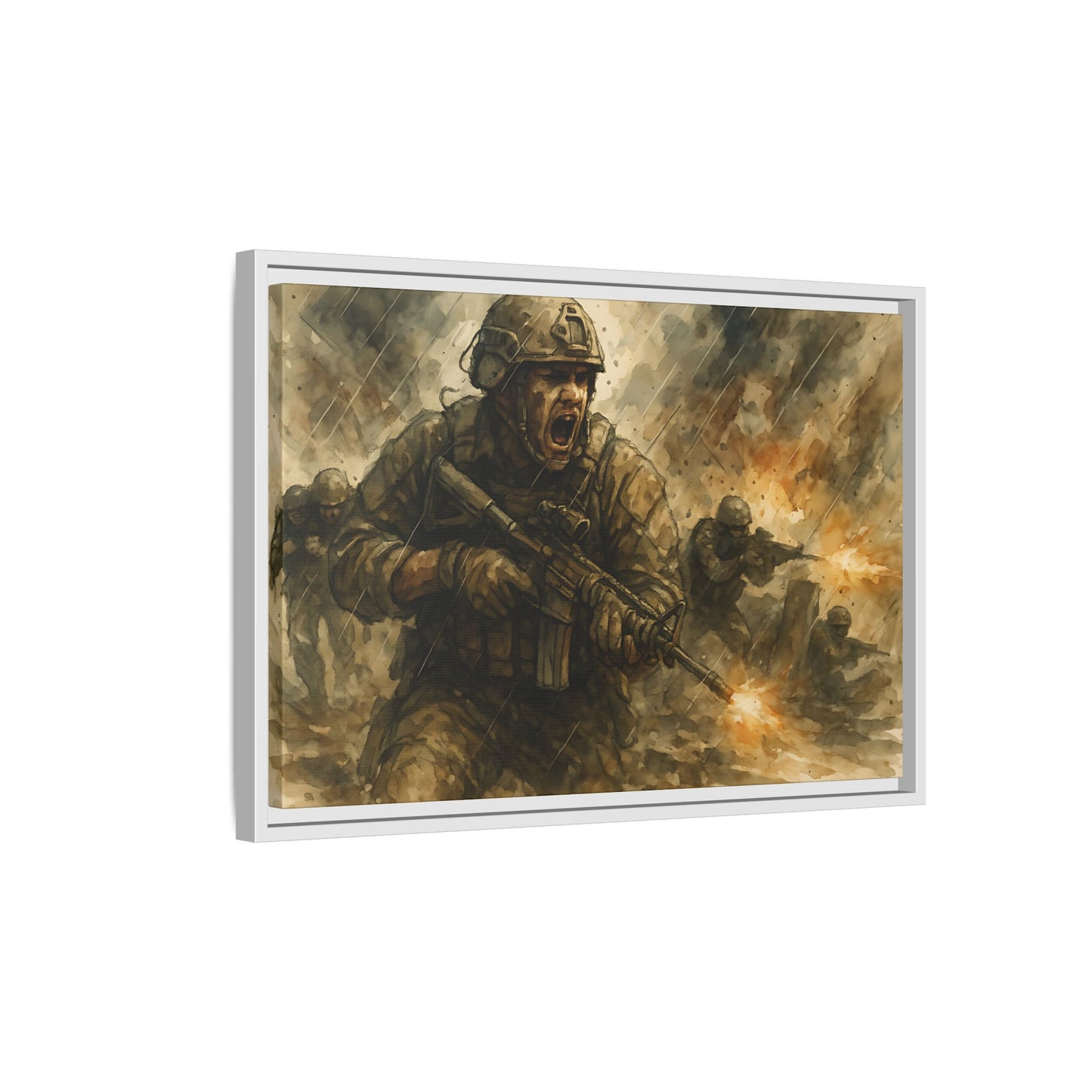 Copy of Matte Canvas, Framed (Multi-color)