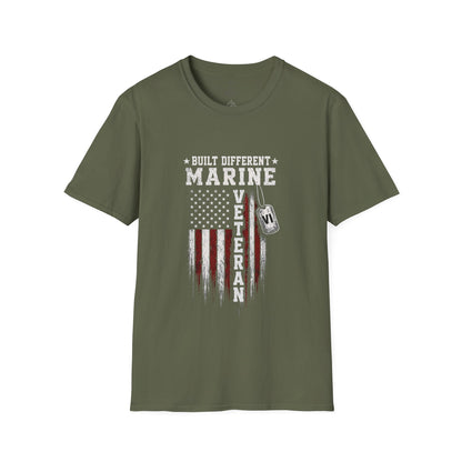 Built Different Marine Corps Veteran Tee