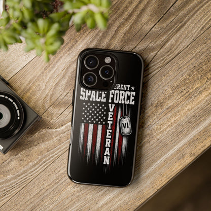 Built Different Space Force Veteran Tough Phone Case