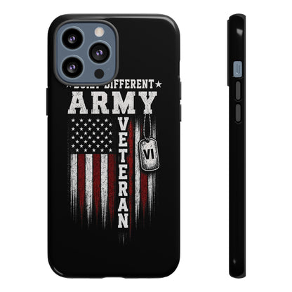 Built Different Army Veteran Tough Phone Case