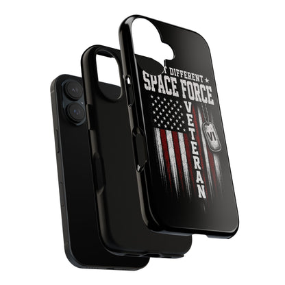 Built Different Space Force Veteran Tough Phone Case