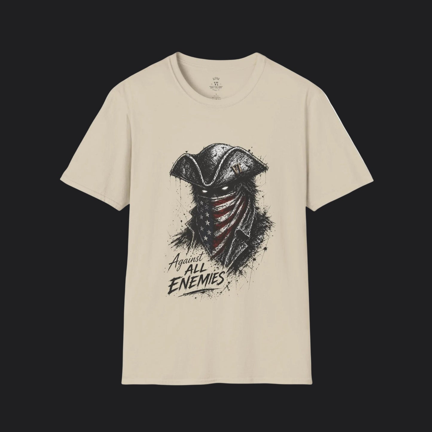 Against All Enemies Tee — Military Oath Veteran Patriotic T-Shirt