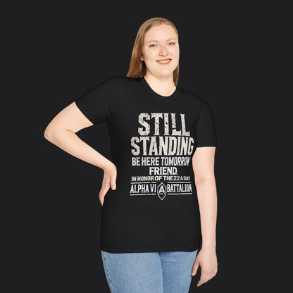 Still Standing Tee — Veteran Suicide Prevention Resilience T-Shirt