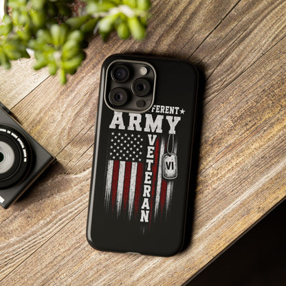 Built Different Army Veteran Tough Phone Case