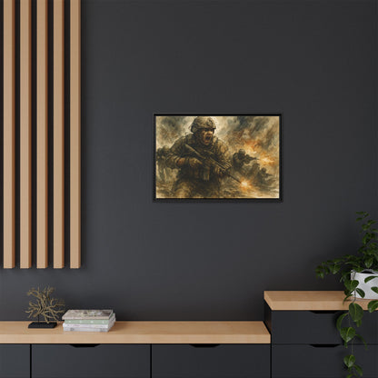 Copy of Matte Canvas, Framed (Multi-color)