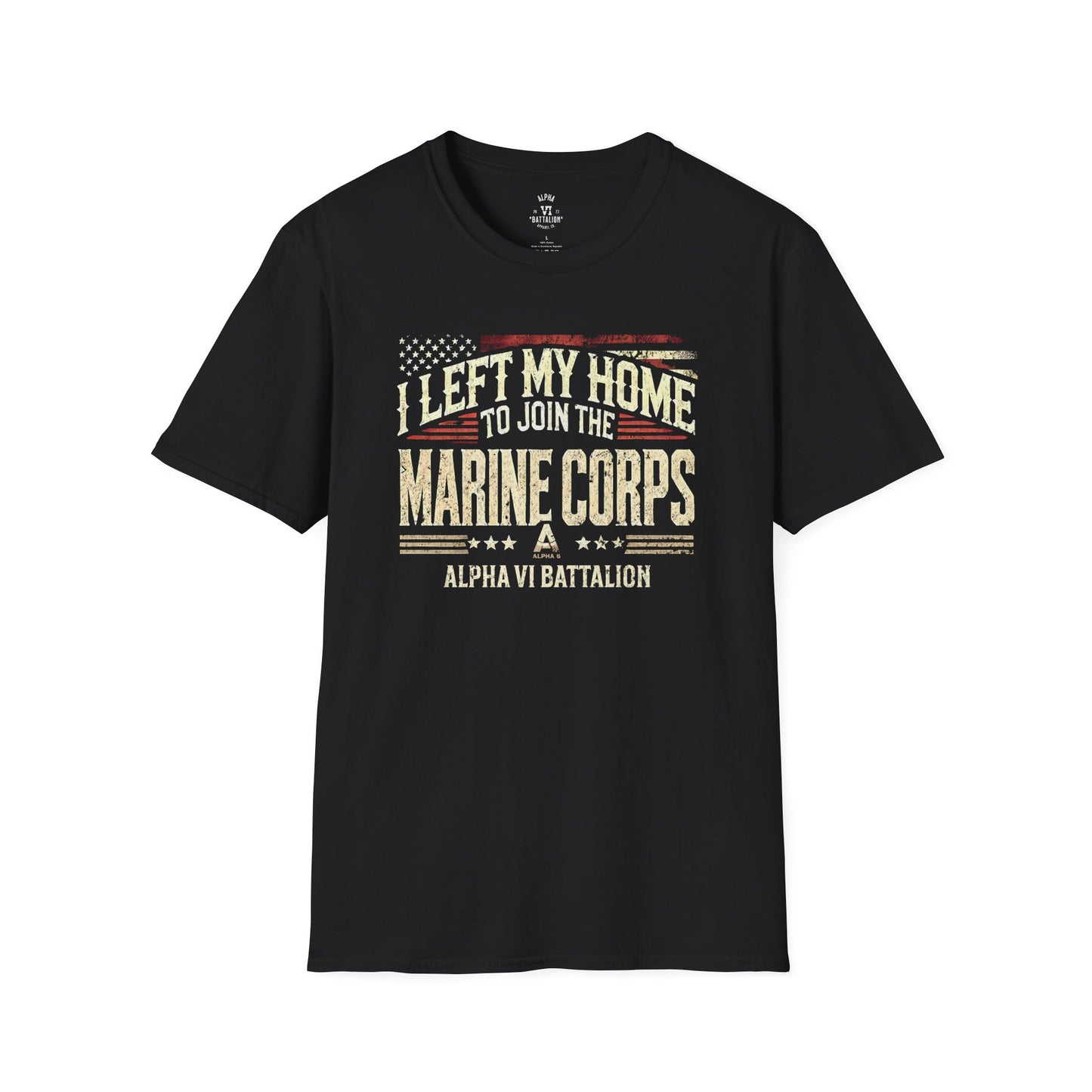 I Left My Home Marine Corps Tee