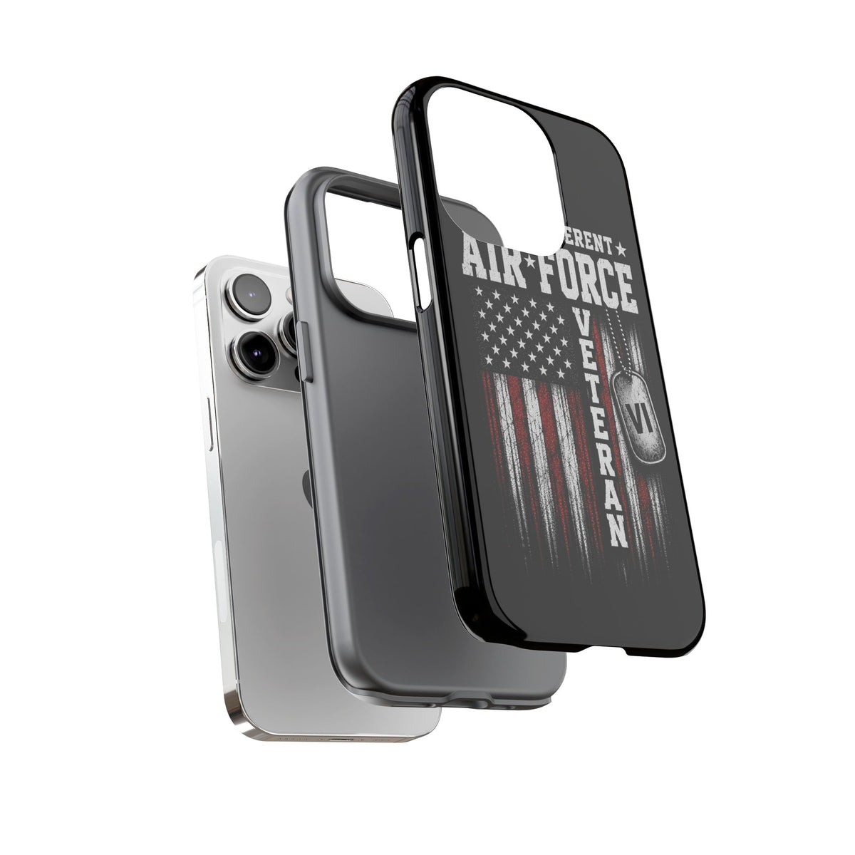 Built Different Air Force Veteran Tough Phone Case