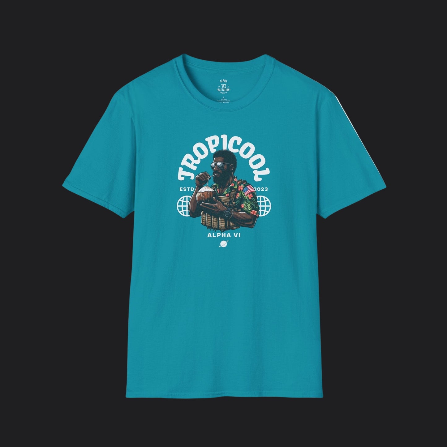 TROPICOOL Heritage Edition Tee — Tropical Veteran Military Humor T-Shirt