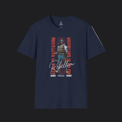 Rebel Warrior Streetwear Tee — Military Urban Veteran T-Shirt