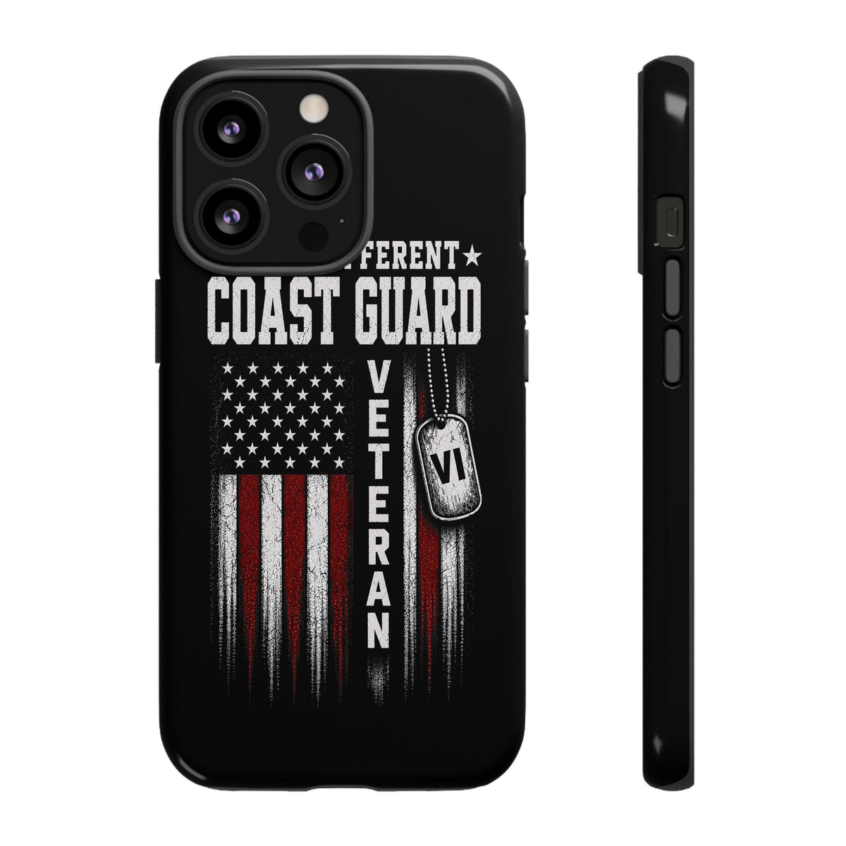 Built Different Coast Guard Veteran Tough Phone Case