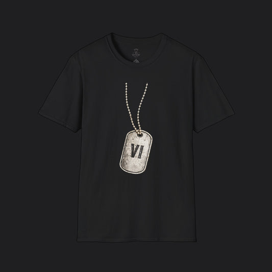 Alpha VI Dog Tag Tee