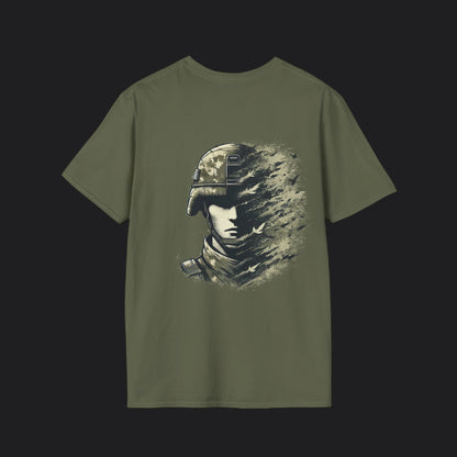 Save the Veterans Disintegration Edition Male — Veteran Awareness T-Shirt