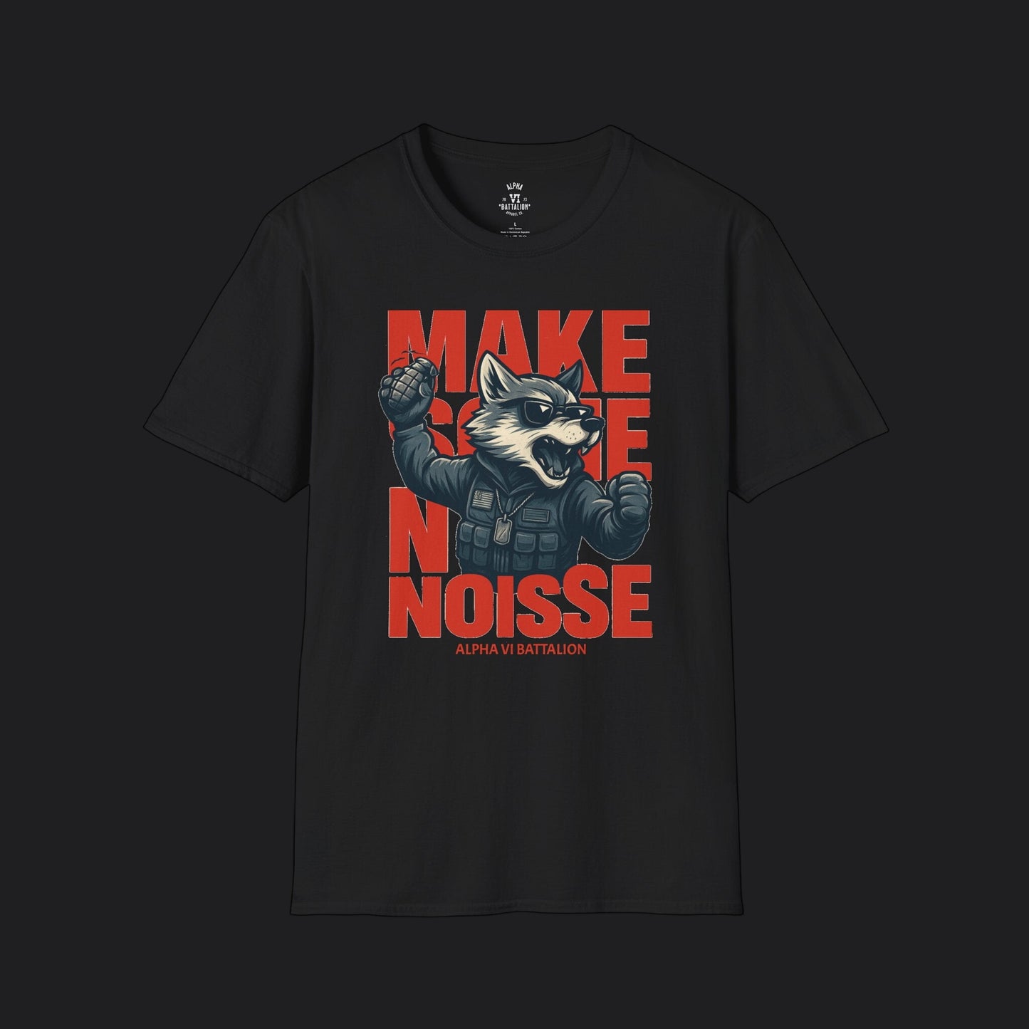 Make Some Noise Alpha 6 Wolf Tee