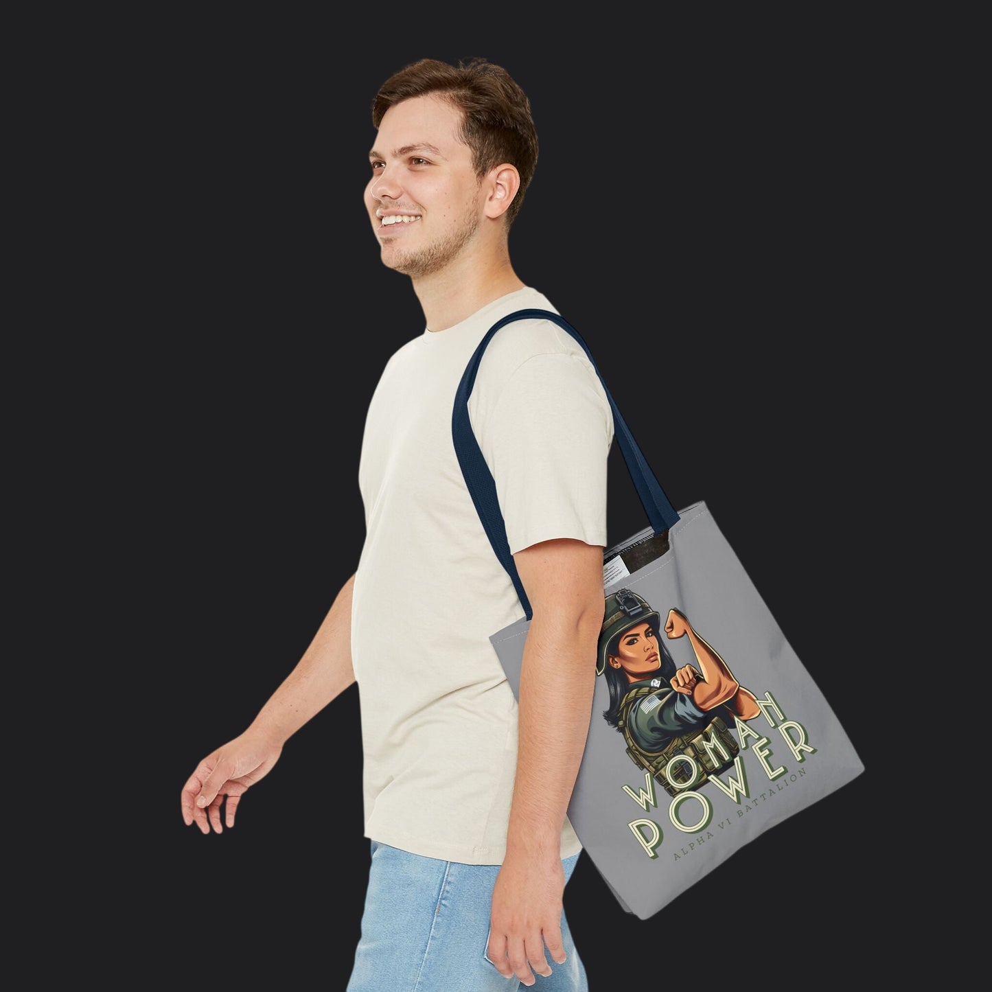 Rosie the Riveter Spirit Edition Tote Bag — Women's Empowerment Canvas Bag
