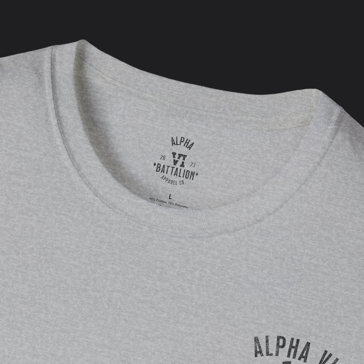 VET DAD Always Night Op Ready Tee — Black Text