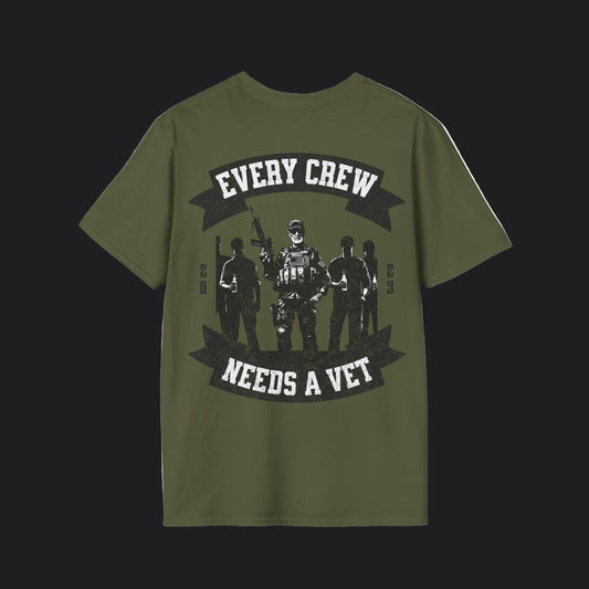 Every Crew Needs a Seasoned Vet Tee