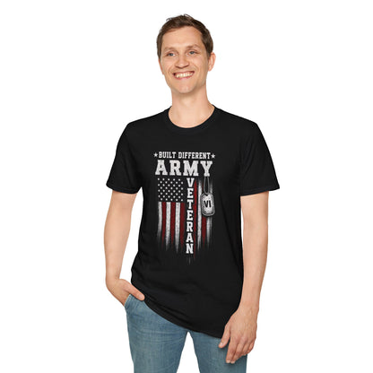 Built Different Army Veteran Tee