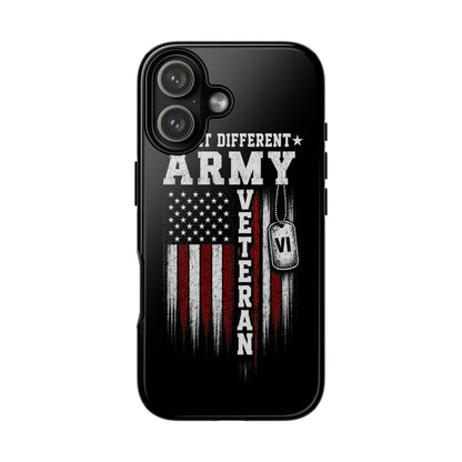 Built Different Army Veteran Tough Phone Case
