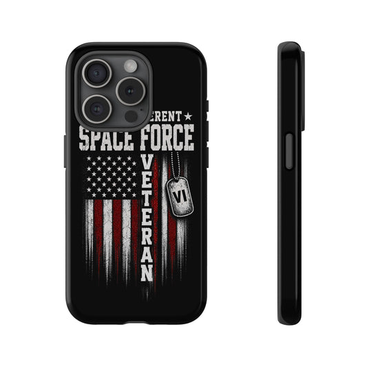 Built Different Space Force Veteran Tough Phone Case