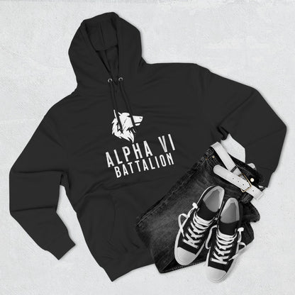 Alpha VI Battalion Wolf Head Emblem Hoodie