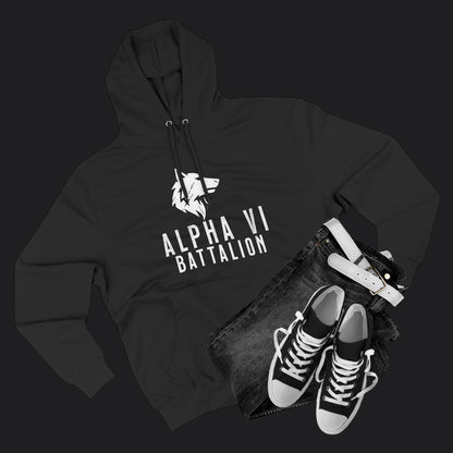 Alpha VI Battalion Wolf Head Emblem Hoodie