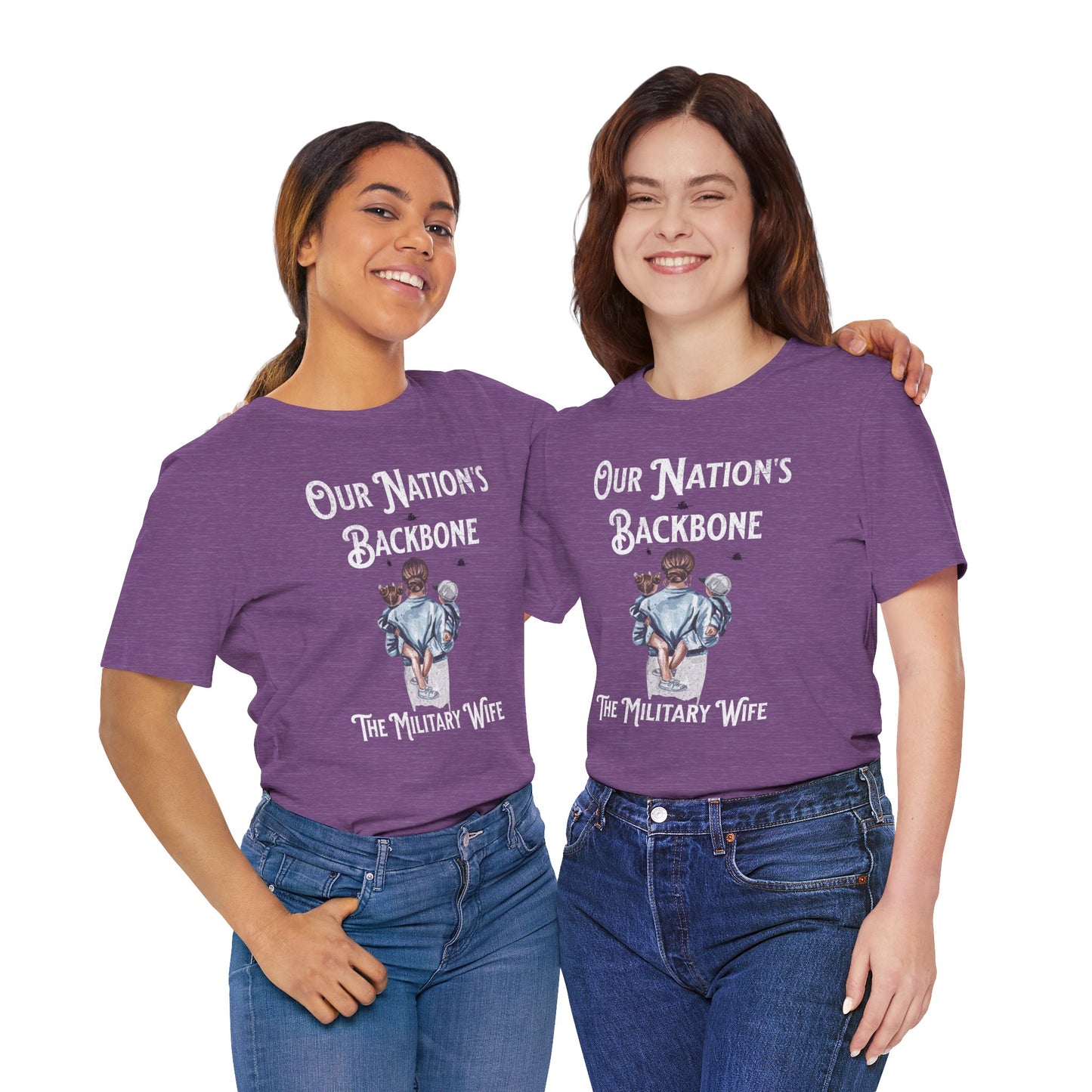 Our Nation's Backbone: The Military Wife Tee