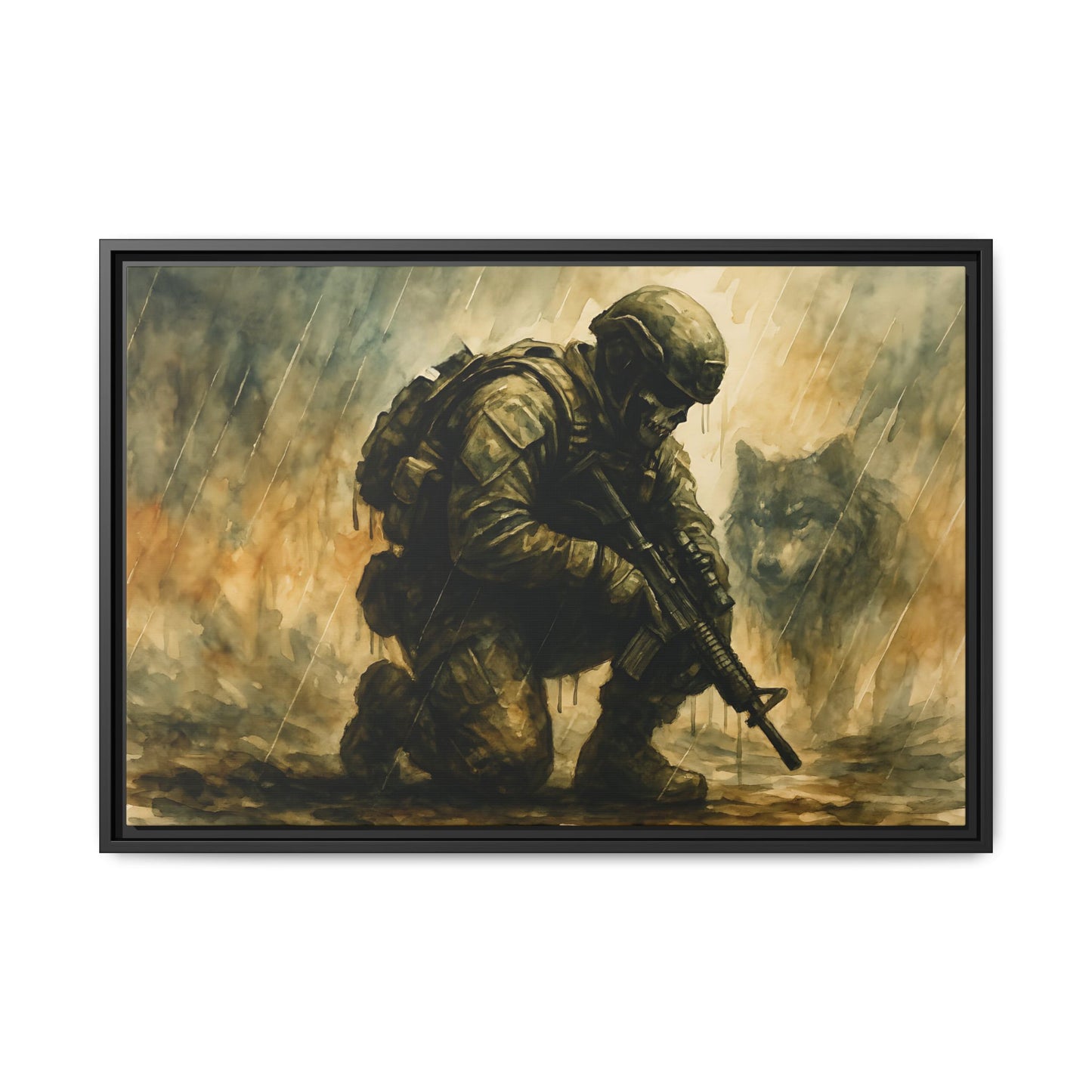Loyalty in the Shadows Canvas Art – Alpha VI Signature Series
