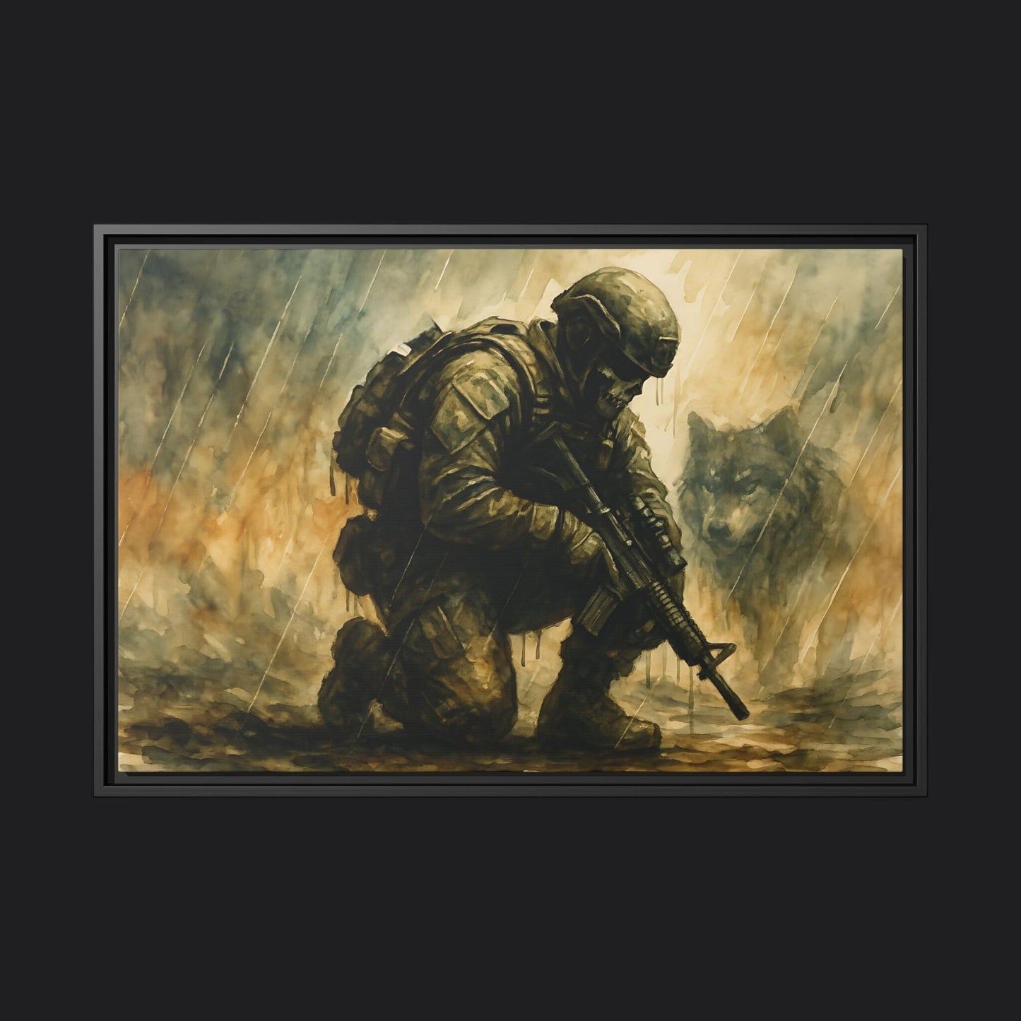 Loyalty in the Shadows Canvas Art – Alpha VI Signature Series