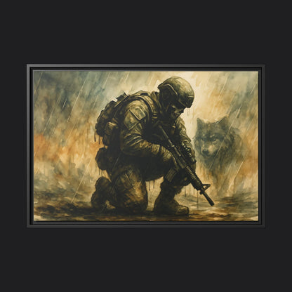 Loyalty in the Shadows Canvas Art – Alpha VI Signature Series