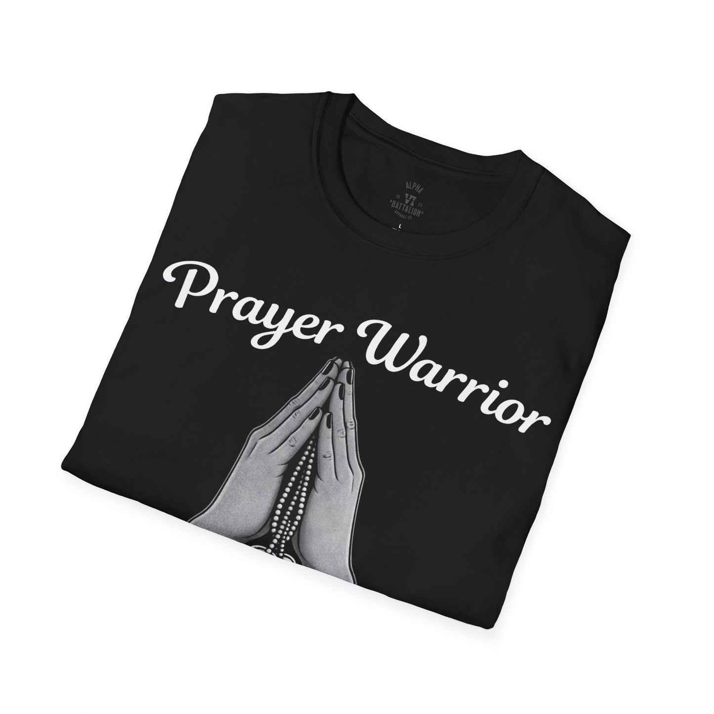 Prayer Warrior Tee Female — Christian Women's Faith Veteran T-Shirt