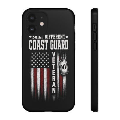 Built Different Coast Guard Veteran Tough Phone Case